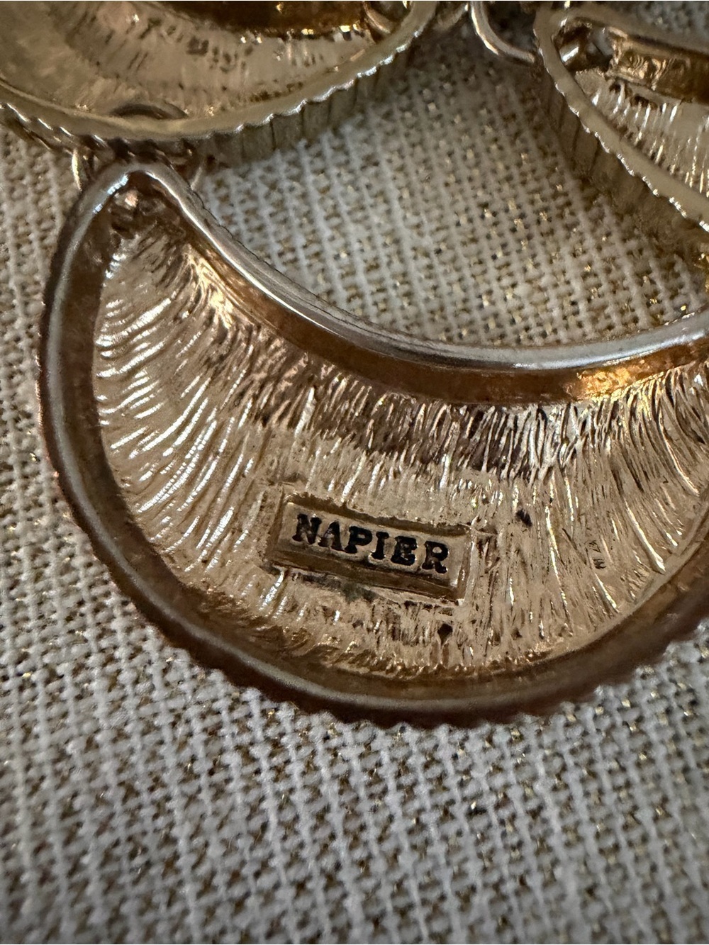 Napier Vintage Crescent Statement Necklace - Women Jewelry - Picture 5 of 6